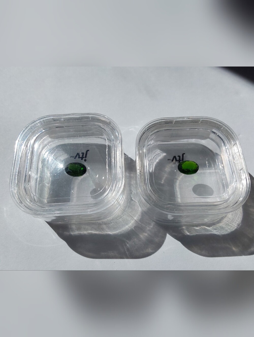JTV Green Oval Cut Gemstone (Pair)